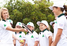 Alicia Molik leads the next generation of tennis champions in the Australian Made Summer of Tennis